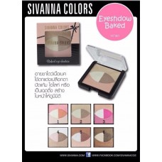 Phấn mắt 4 màu Sivanna Colors Baked Eye Shadow HF141